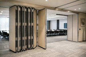 Modern Office with Folding Partition