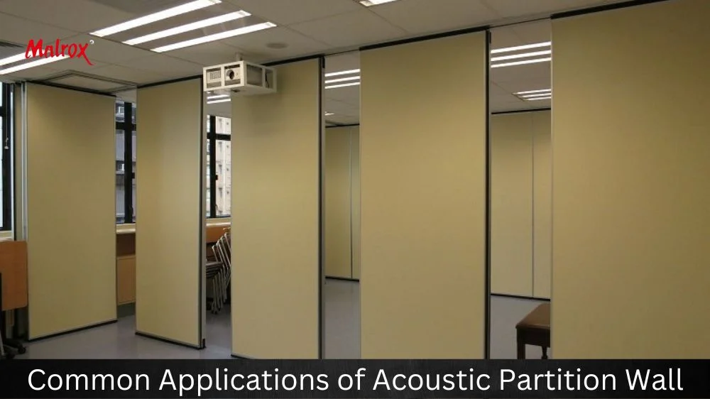 Common Applications of Acoustic Partition Wall