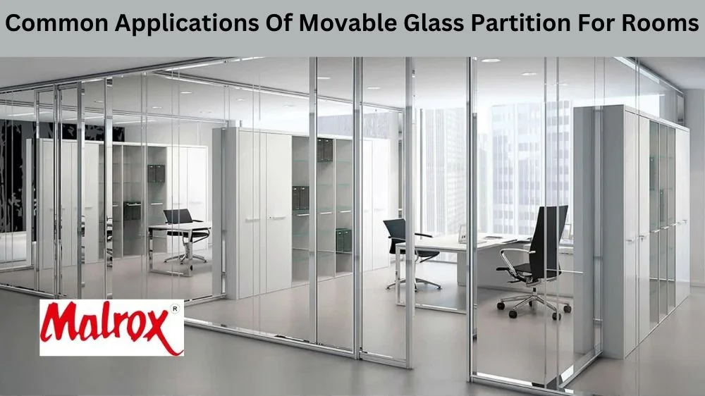 movable glass partition for rooms