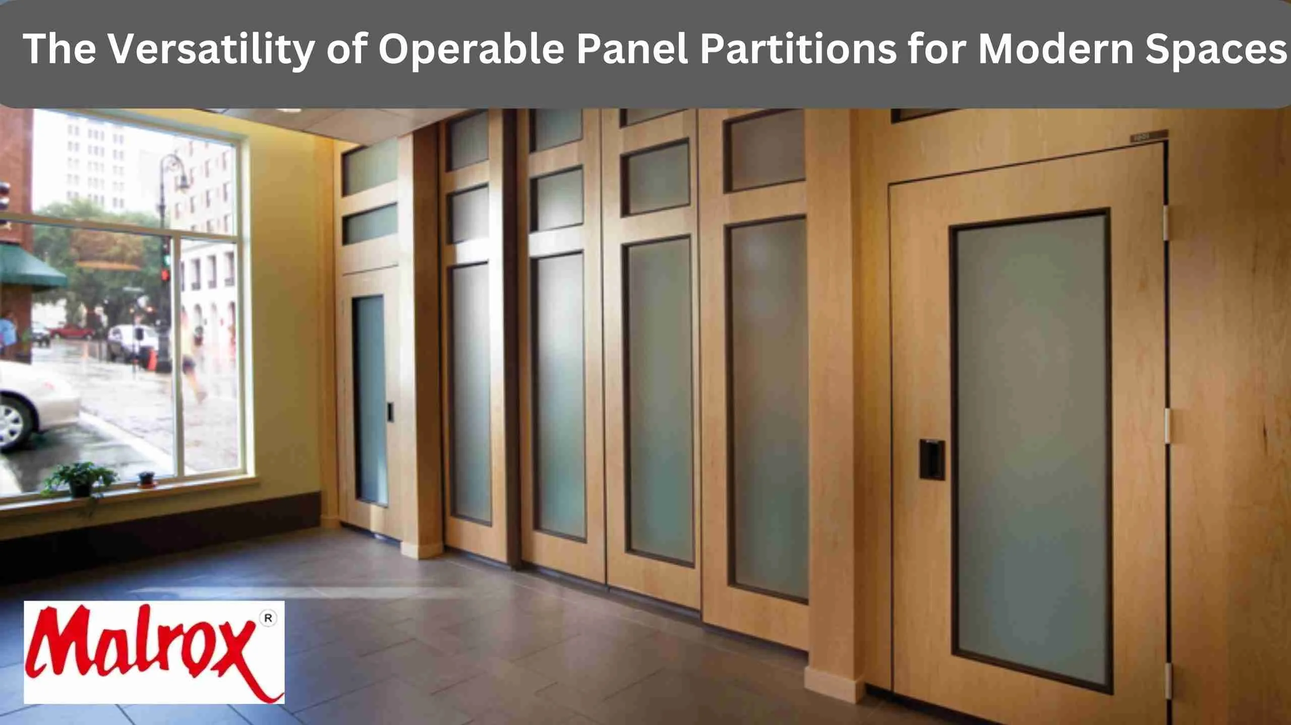 Operable Panel Partitions